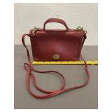 Vintage Coach Casino Red Crossbody Bag