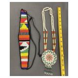 2 Vintage Beaded Necklaces