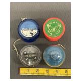 Vintage 3 Duncan Yo-yos & 1 Knots Inc. Toy