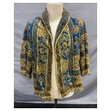 Vintage Open Front Floral Jacket