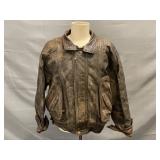 Vintage Adventure Bound Wilsons Leather Jacket L