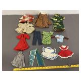12 PCs Of Vintage Barbie Doll Clothing