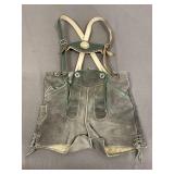Vintage Leather Lederhosen Youth Size