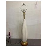 Vintage Ceramic & Brass Lamp