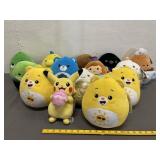 13 Squishmallows & 1 Pokemon Plushies NWT
