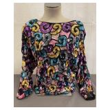 Vintage Siriti Sequined Top Size Small