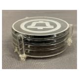 1982 Vintage Walt Disney Bell Logo Coasters