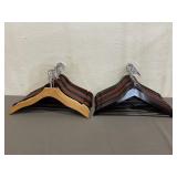 35 Wood Clothes Hangars