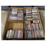 4 Boxes Of Misc. Titled DVD's