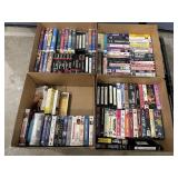 4 Boxes Of Misc. Titled VHS Tapes