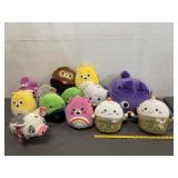 12 Squishmallows NWT & Disney Walk & Snort NWT