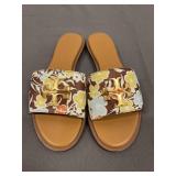 Tory Burch Floral Pattern Sandals Size 7