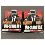 2 NWT Skibidi Toilet Mystery Boxes