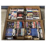 4 Boxes Of Misc. Titled VHS Tapes