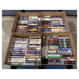 4 Boxes Of Misc. Title VHS Movies