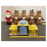 Misc. Lego Storage Heads & Plushies