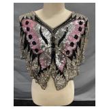 Vintage Sequin Butterfly Top