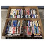 4 Boxes Of Misc. Titled VHS Movies