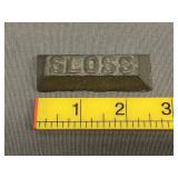 Vintage Sloss Furnaces Cast Iron Paperweight