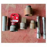 Milwaukee and Other 1/2' Drive Sockets and Extens