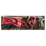 Milwaukee Pouch with Assorted Industrial Hooks