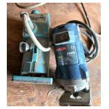Bosch 1609 Router with Makita Electric Body