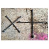Cross Wrenches for Lug Nut Removal