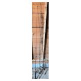 Three Fishing Rods with Reels