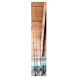 Four Assorted Fishing Rods and Reels