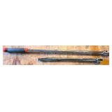 Two Breaker Bars with Rubber Grip