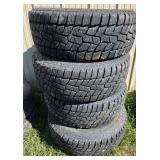 285/70R17 Tires with Steel Wheels
