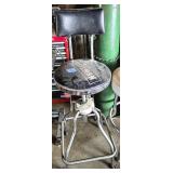 Craftsman Adjustable Shop Stool With Backrest