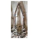 12 Metal Fur Stretchers, 47 Inches Long