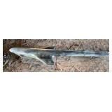 Vintage Chrome Car Hood Ornament with Wing Design