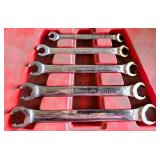 Snap-on Fractional Flare Nut Wrench Set in Case