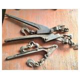 Three Vintage Lever Load Binders