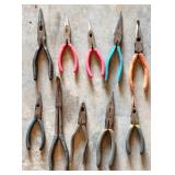 10 Pliers with Mixed Handles