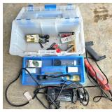 Rotary Tool Set With Attachments and Tool Box