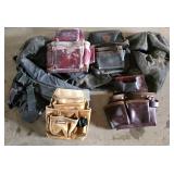 Tool Belts and Pouches with Carrying Bag