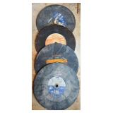 Four Used Circular Cutting Discs in Mixed Brands