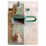 Green Metal Tractor Hitch Attachment with Adjustab
