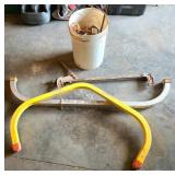 Tools and Bucket of Hardware
