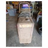 12-24 Volt Battery Charger on Wheeled Cart