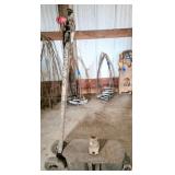 Industrial Air Jack with Handle and Wheels