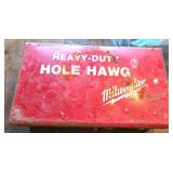 Milwaukee Heavy-Duty Hole Hawg Drill with Red Meta
