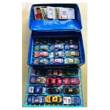24-Car Case With NASCAR Toy Cars and Collectible C
