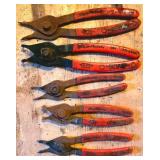 Blue-Point Snap Ring Pliers with Red Handles