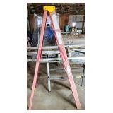 Fiberglass Step Ladder with Five Steps