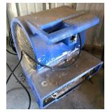 Blue Nilfisk Alto Industrial Floor Blower Fan