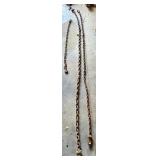 Heavy-Duty Metal Chains with Hooks